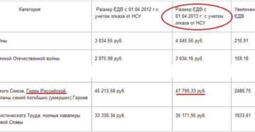 Сколько платят за героя россии в месяц