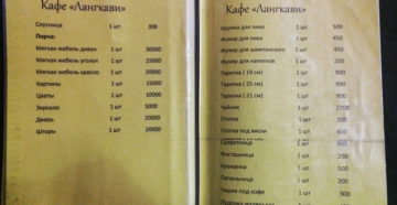 Скачать прейскурант бой посуды и порча имущества кафе