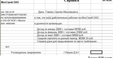 Справка о заработной плате сотрудника ф 181 оп
